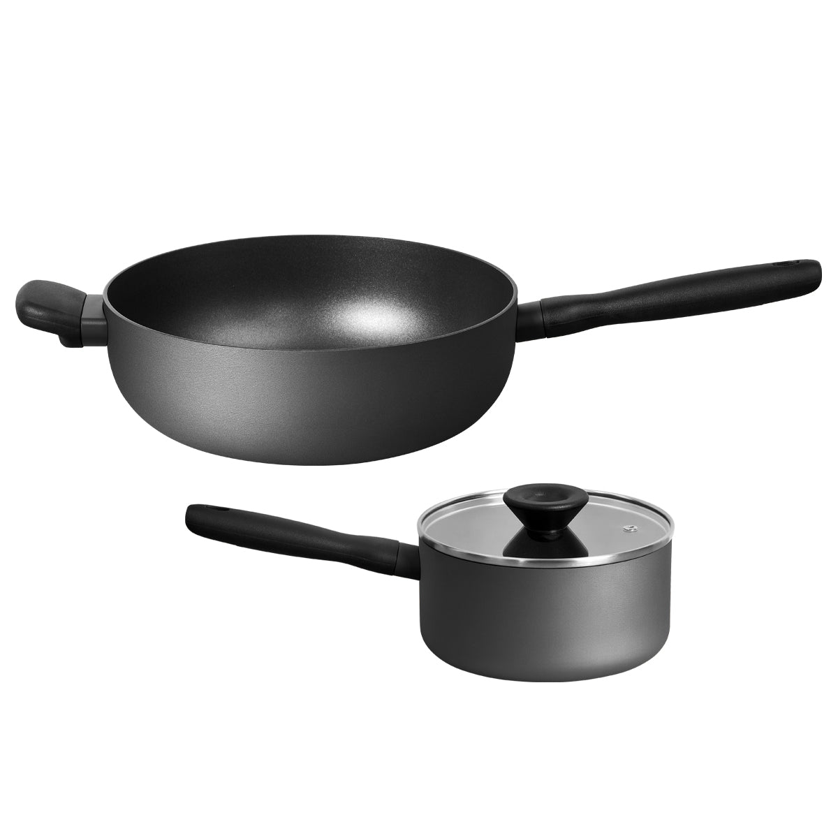 MEYER 18cm 3 Piece Set Earth Pan | Eco Friendly Saucepans | 3