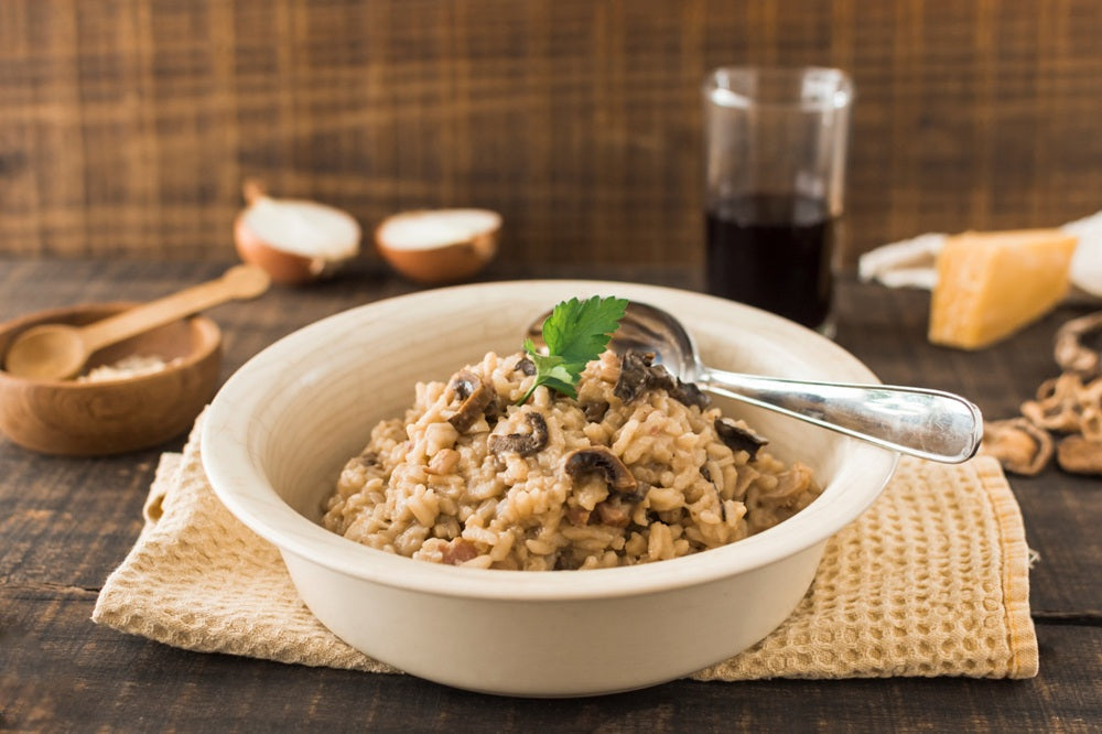【星級滋味食譜】濃郁蒜香野菌意大利飯 | Garlic Mushroom Risotto