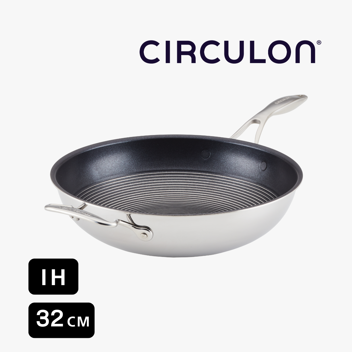 
                  
                    32CM 不銹鋼複合金易潔深炒鍋
                  
                