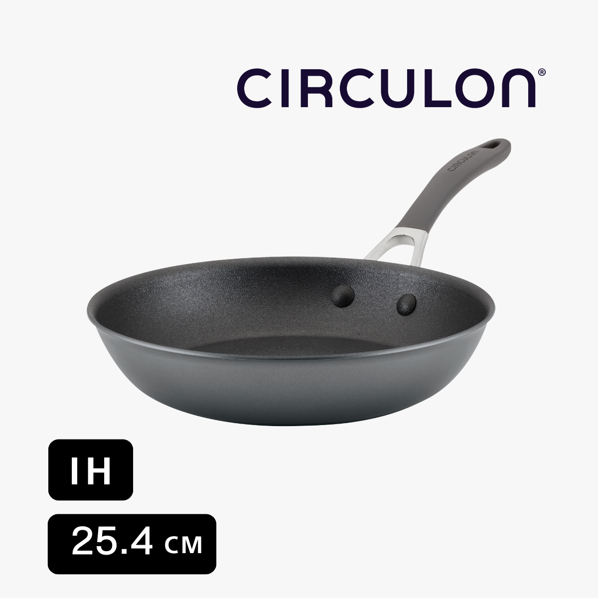 
                  
                    易潔煎鍋
ScratchdefenseTM技術 – 極其不黏
鍋内底部獲得專利的高低坑紋圓形設計
金屬烹飪工具適用的防刮不黏鍋内表面
不銹鋼底座可快速均匀加熱
防污不黏外層容易清潔
易握舒適矽膠手柄
                  
                