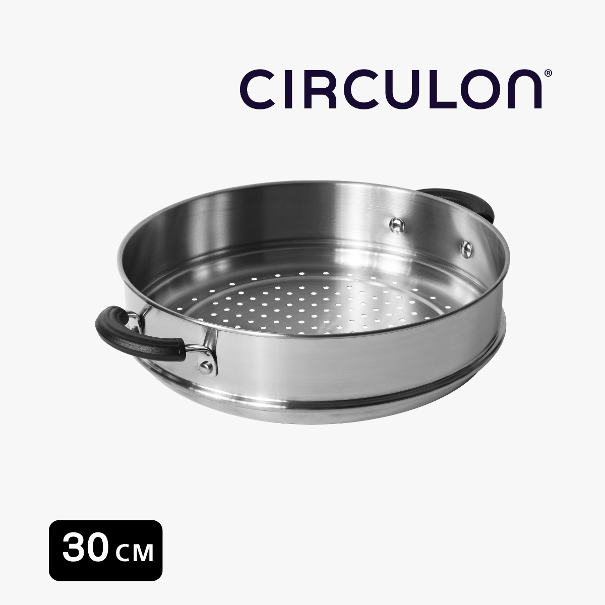 
                  
                    CIRCULON - 3件不銹鋼複合金廚具套裝 (32CM不銹鋼複合金易潔深炒鍋 + 30CM 不銹鋼雙耳蒸籠 + 30CM強化玻璃蓋)
                  
                