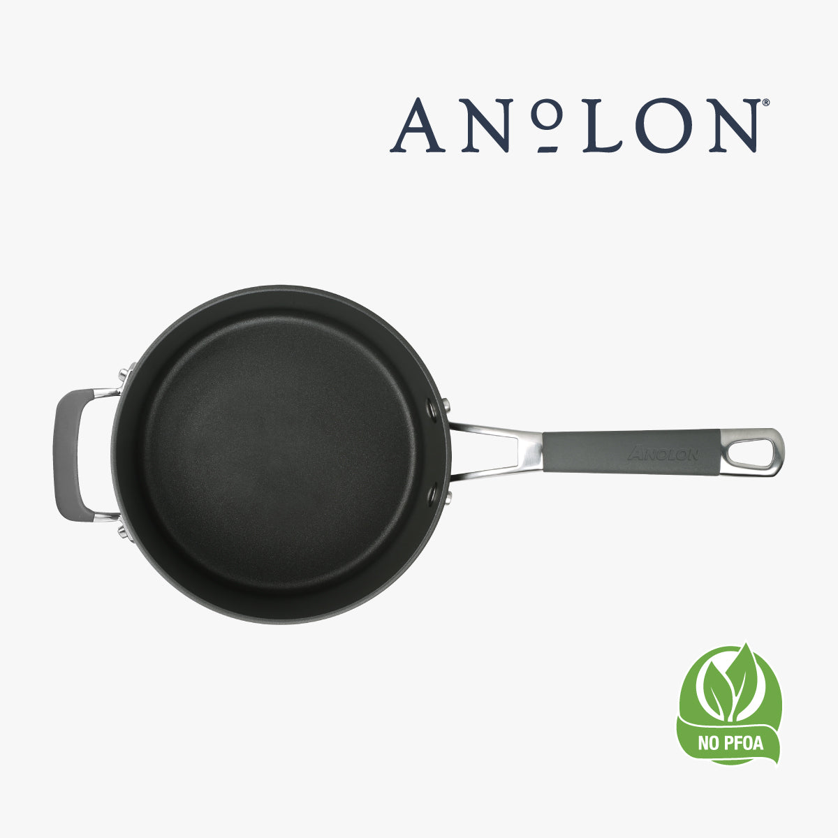 
                  
                    20CM/3.8L Anodized Easy-Clean Lidged Single-Handle Pot
                  
                