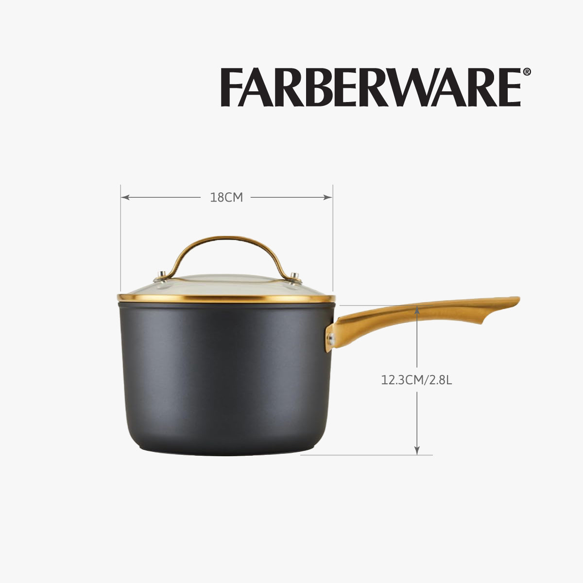 
                  
                    Farberware - 2件陶瓷易潔廚具套裝 (31CM 陶瓷易潔煎鍋 + 18CM/2.8L 陶瓷易潔有蓋單柄鍋 )
                  
                