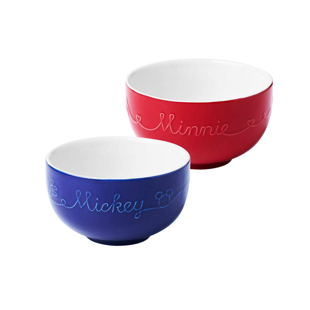 迪士尼陶瓷飯碗 2件裝 (紅色及藍色)